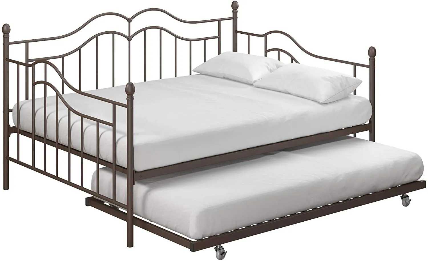 HTM-D06 Metal Day Bed with Trundle